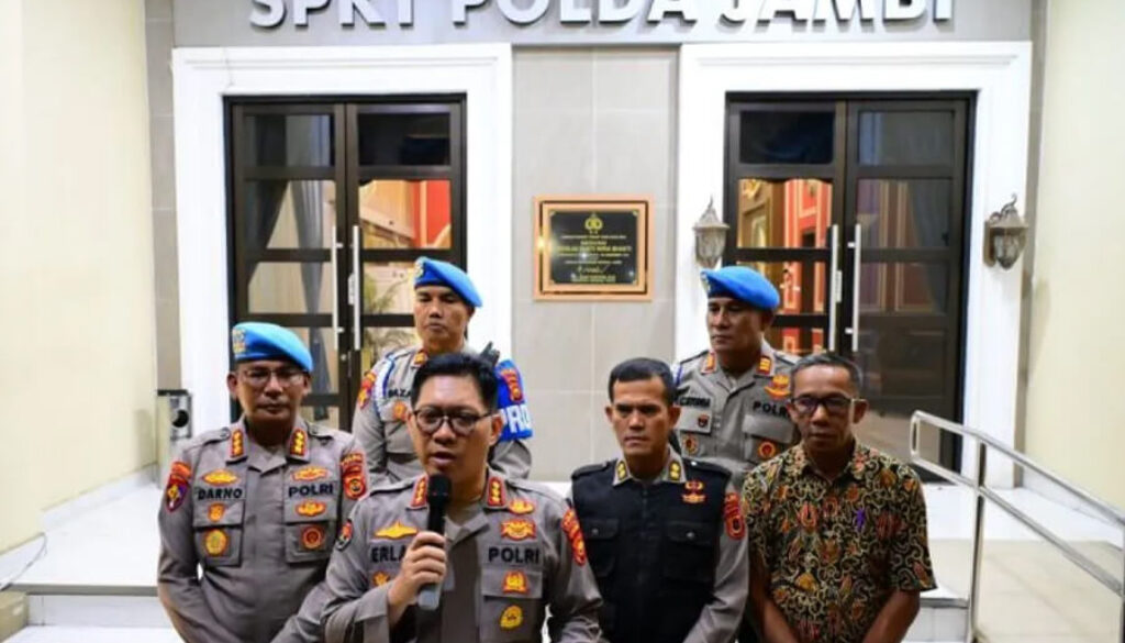 Polda Jambi pecat lima personel terkait tewasnya anggota Polres(1)